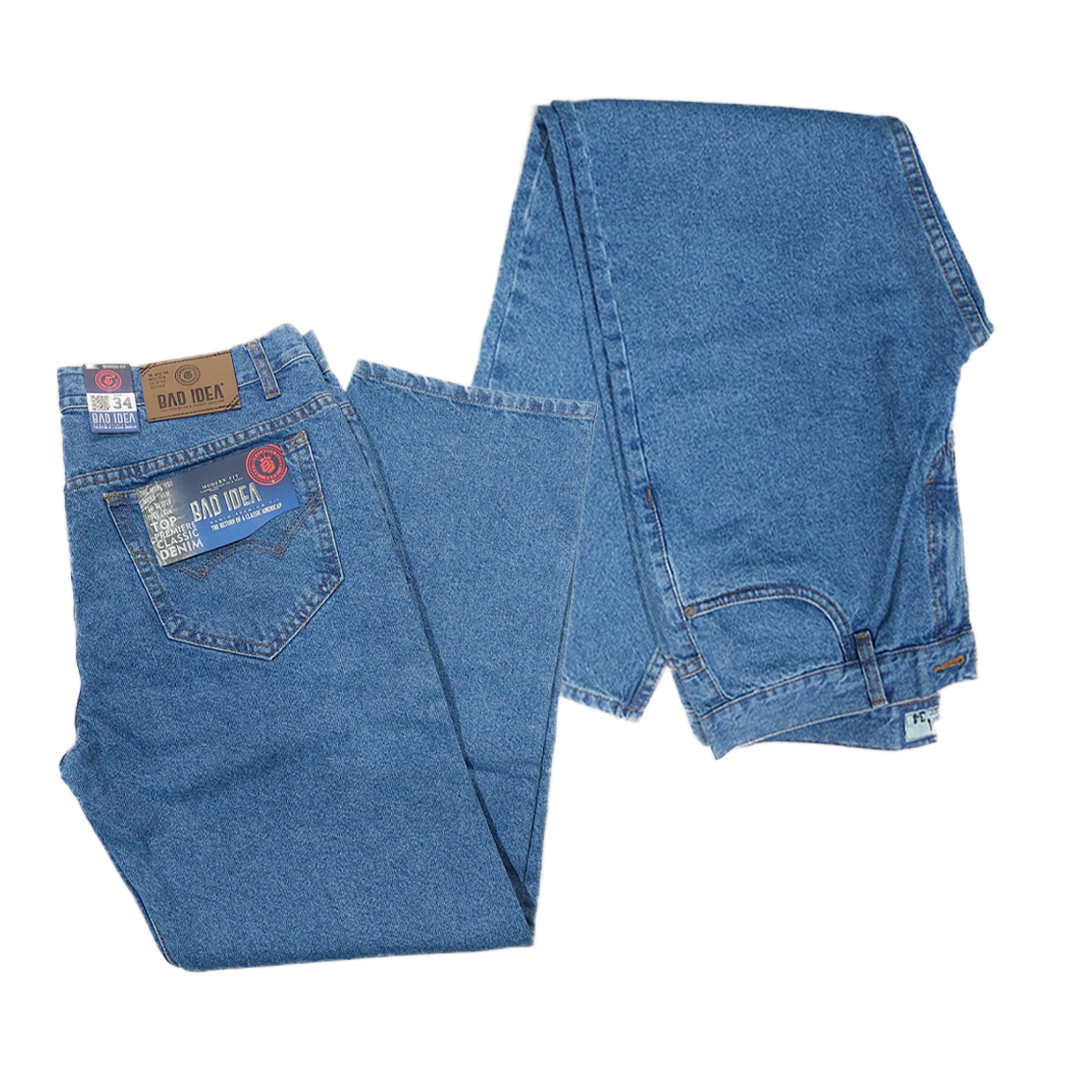Jean Clásico Azul Para Hombre