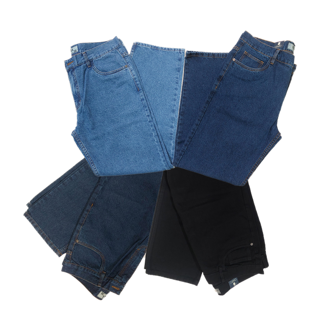 Jean Clásico Azul Para Hombre
