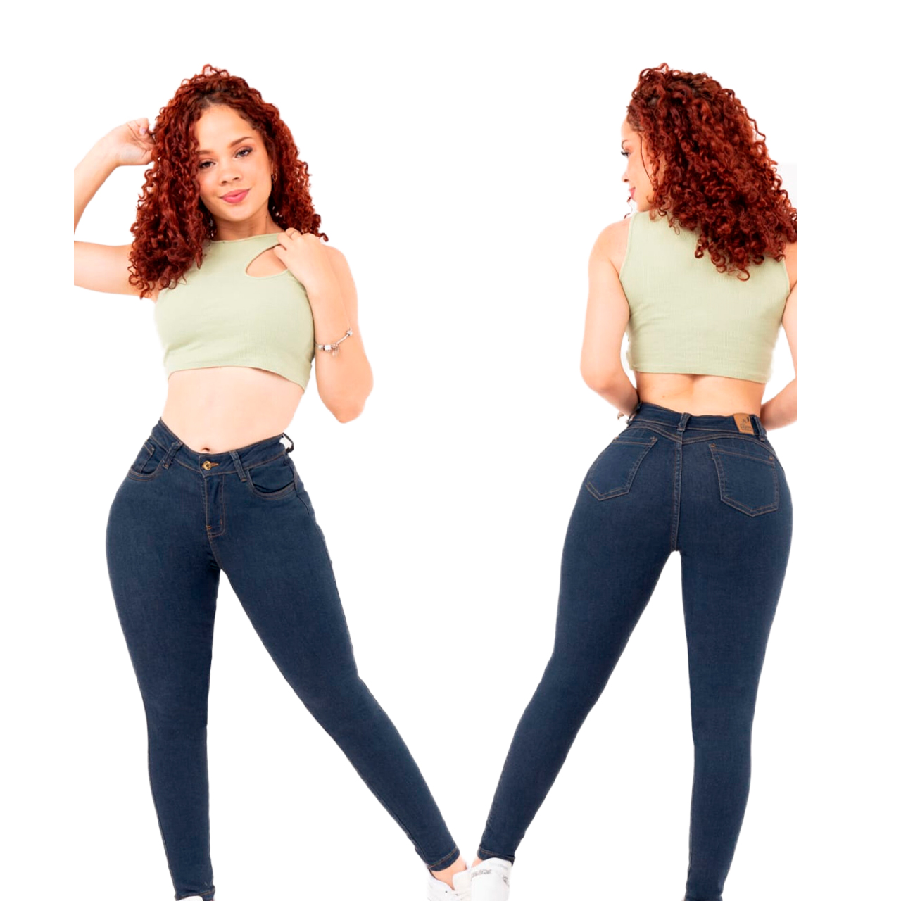 Skinne Jeans de 1 Botón