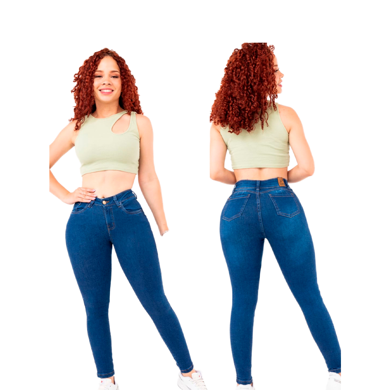 Skinne Jeans de 1 Botón